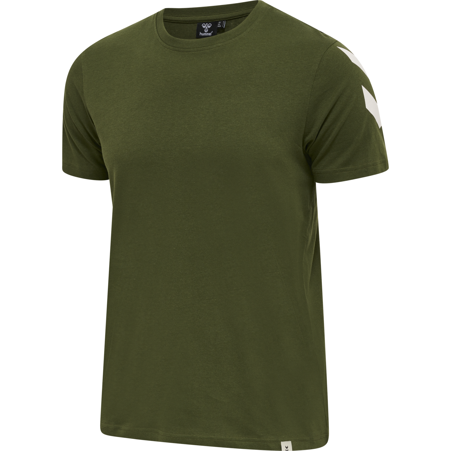 hmlLEGACY CHEVRON T-SHIRT, RIFLE GREEN, packshot