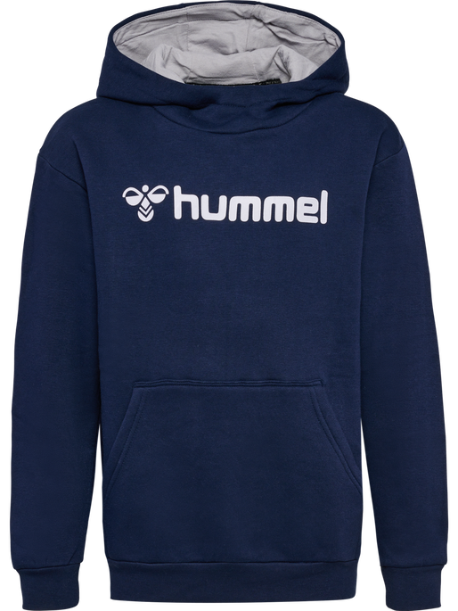 hmlMOVER COTTON HOODIE KIDS, MARINE, packshot