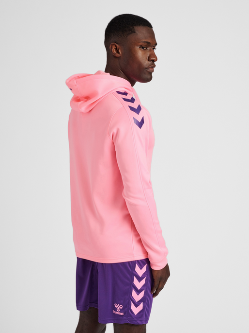 hummel CORE XK POLY SWEAT HOODIE - COTTON CANDY