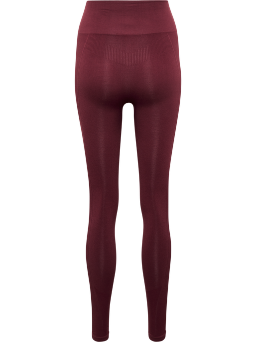 hmlTIF SEAMLESS HIGH WAIST TIGHTS, BITTER CHOCOLATE, packshot