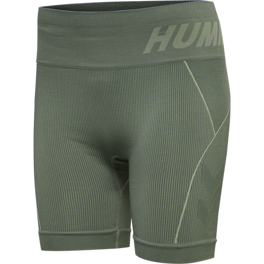 hmlTE CHRISTEL SEAMLESS SHORTS, LILY PAD, packshot