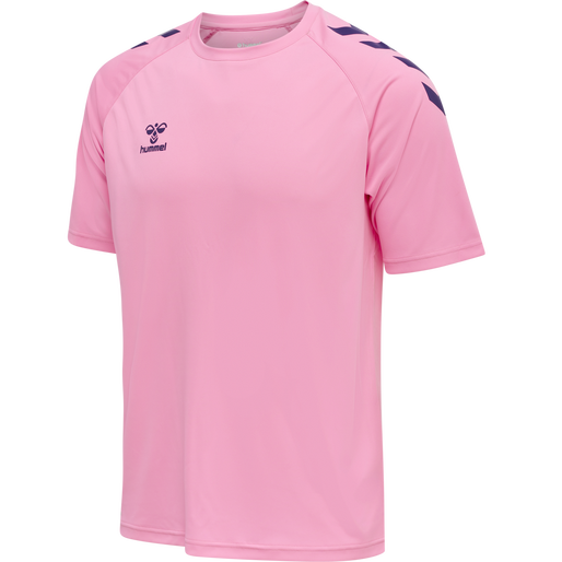 hmlCORE XK CORE POLY T-SHIRT S/S, COTTON CANDY hmlCORE XK CORE POLY T-SHIRT S/S, COTTON CANDY, packshot