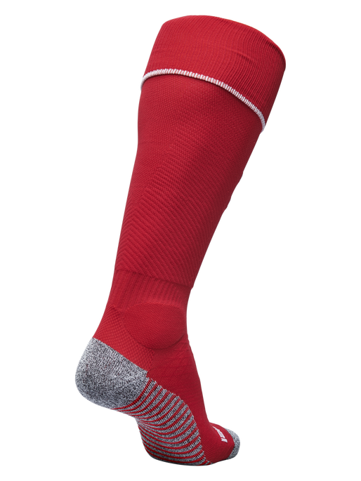 PRO FOOTBALL SOCK 17 - 18, TRUE RED/WHITE, packshot
