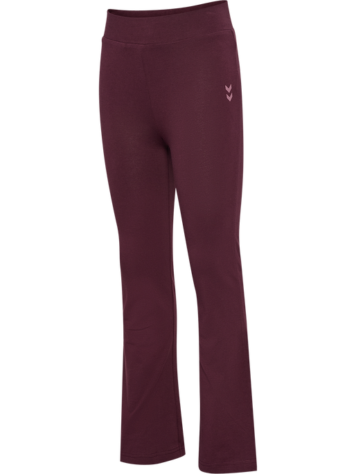 hmlJR FLARE TIGHTS, VINEYARD WINE, packshot