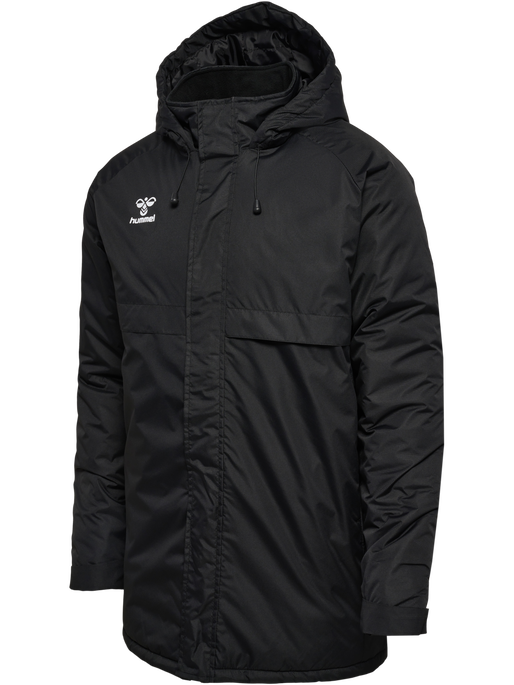 hmlGO PARKA JACKET, BLACK, packshot