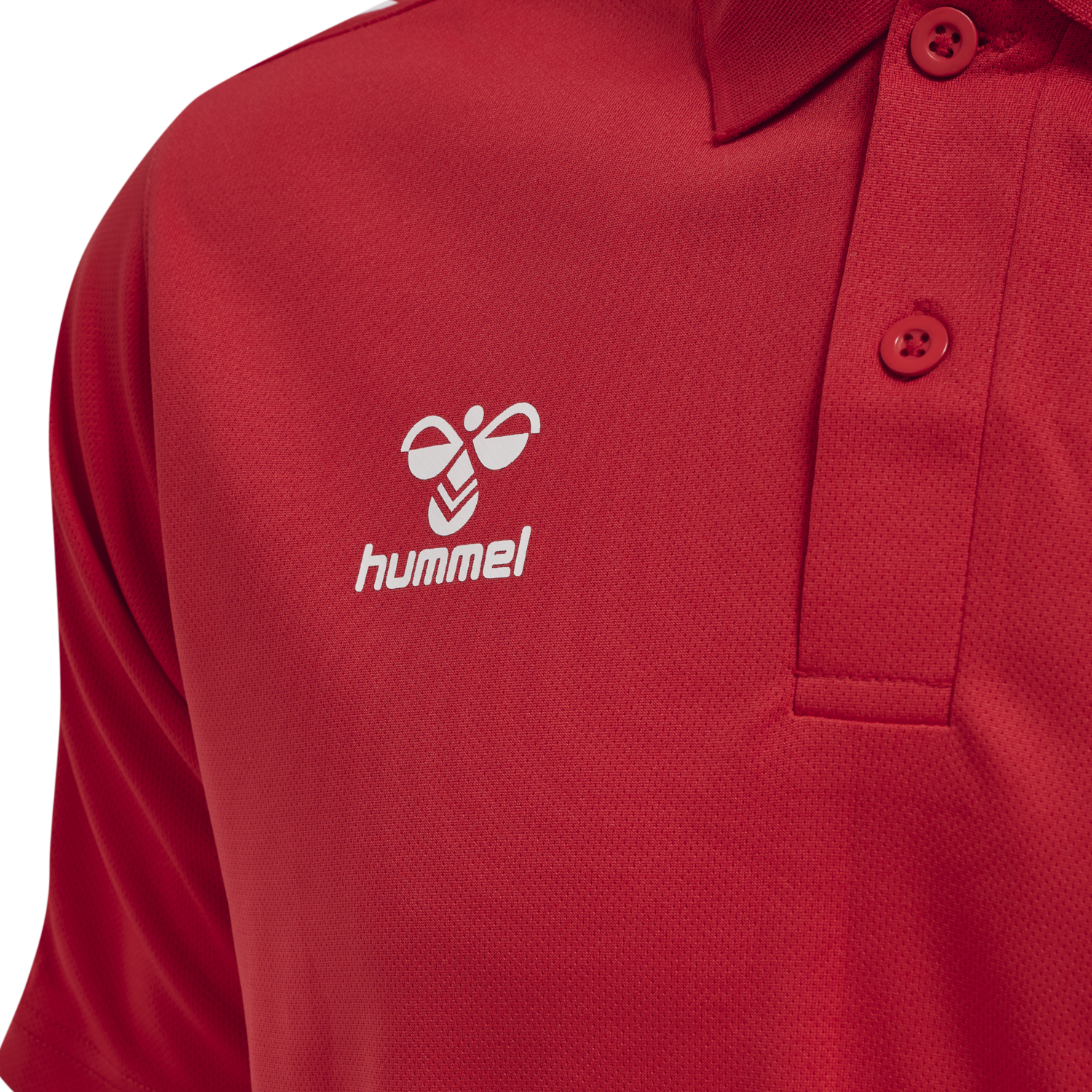 hmlCORE XK FUNCTIONAL POLO, TRUE RED, packshot