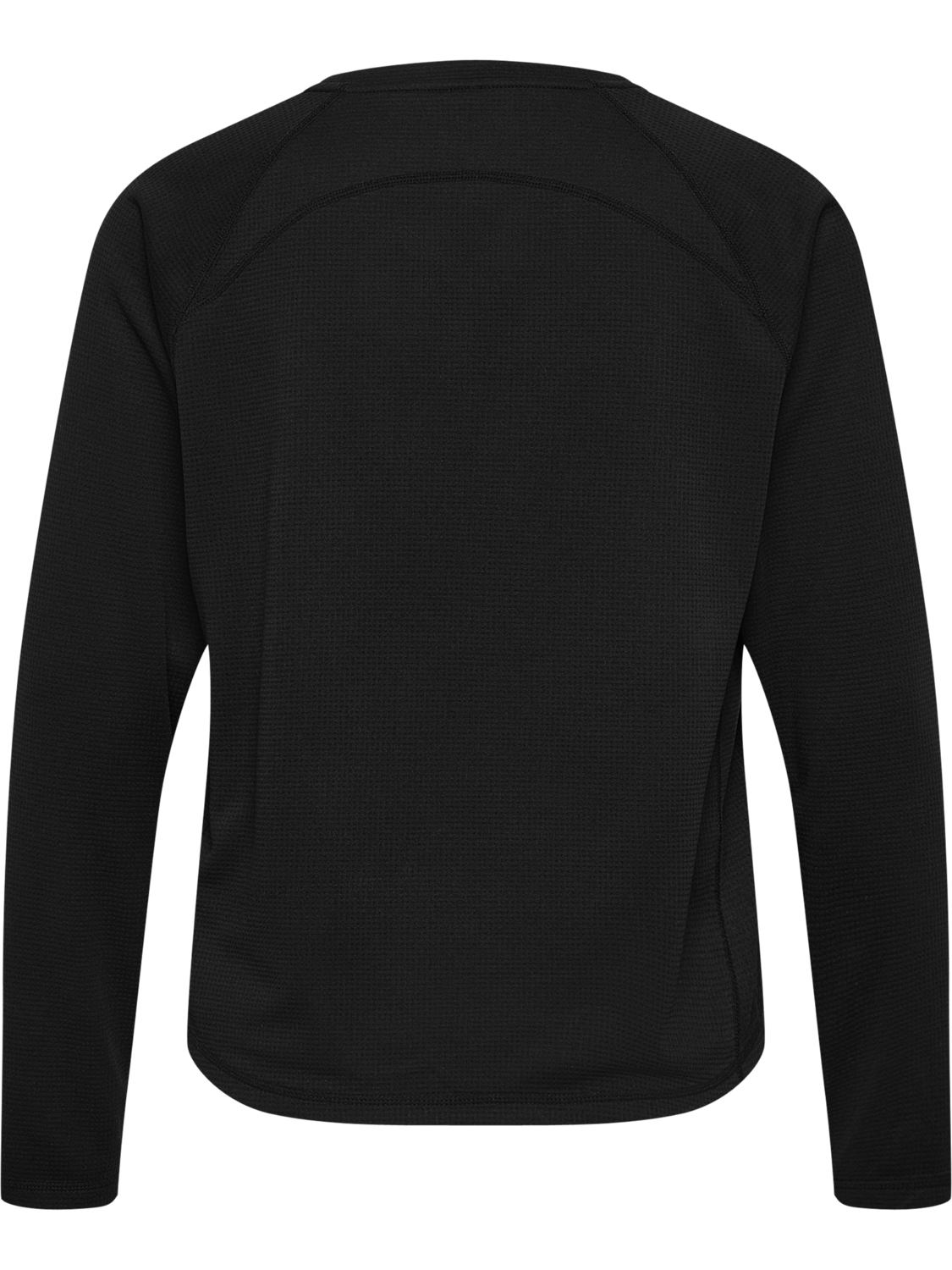 hmlMOMENTUM W T-SHIRT L/S, BLACK, packshot