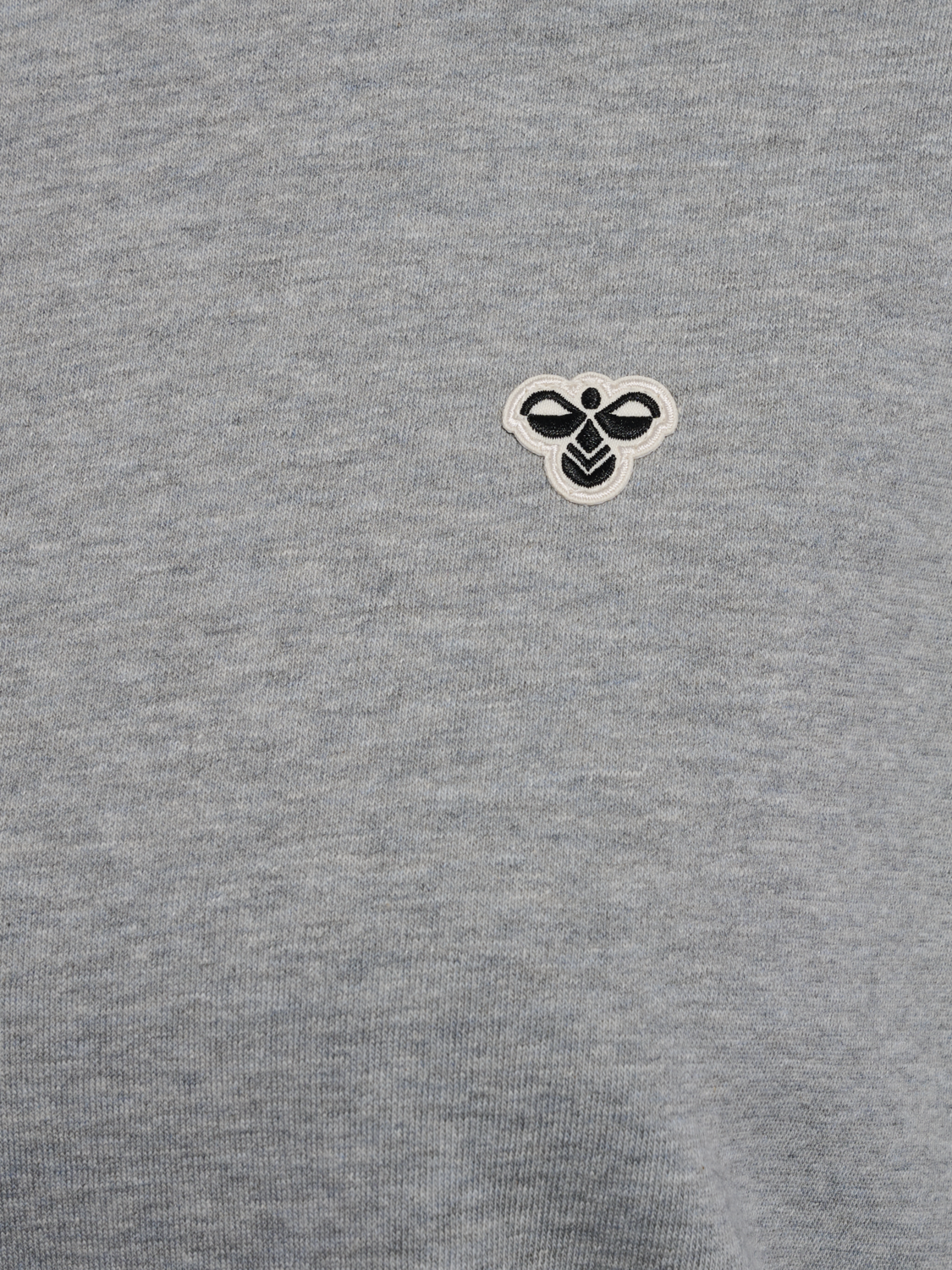 hmlBOXY W CREWNECK BEE, GREY MELANGE, packshot
