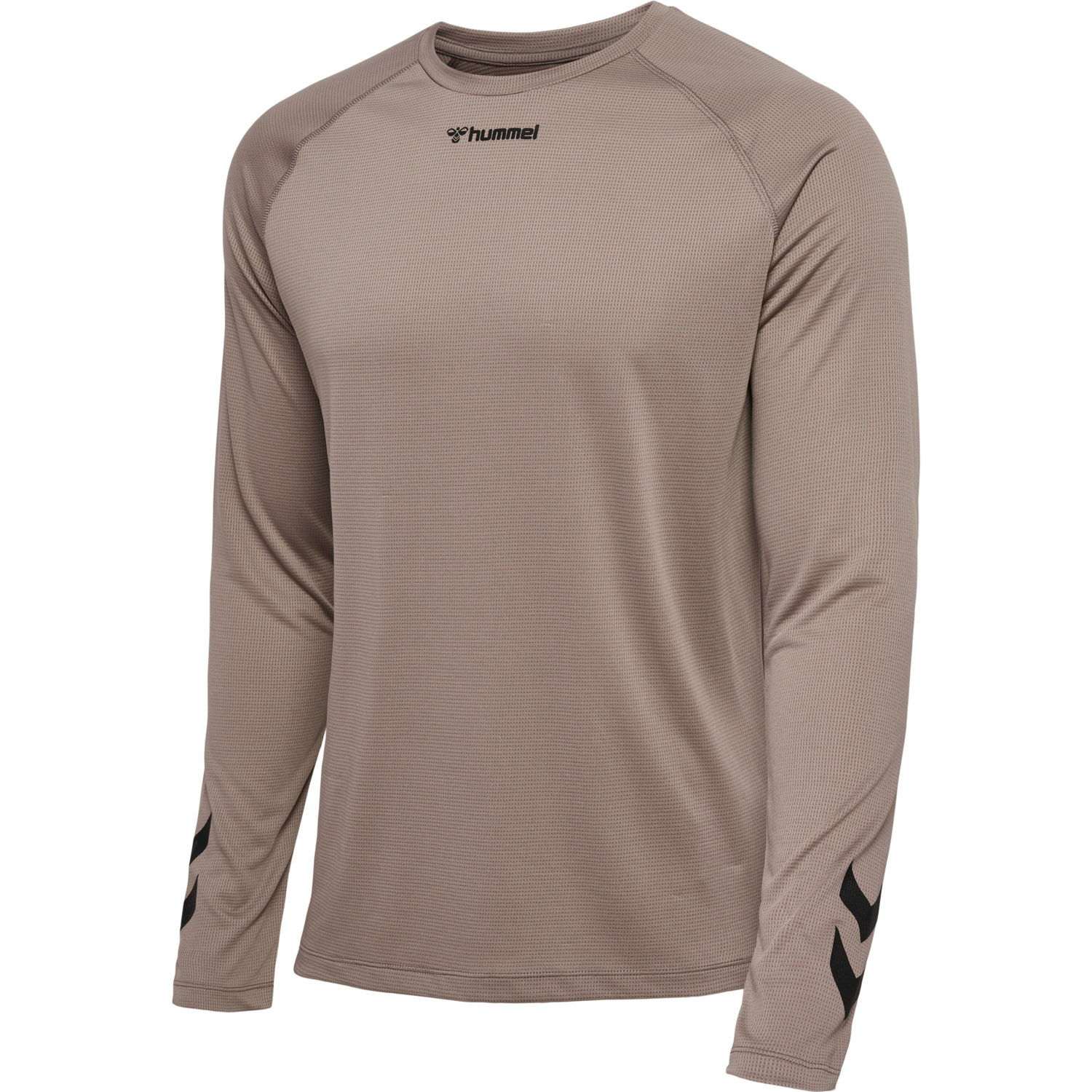 hmlMT BOW T-SHIRT L/S, DRIFTWOOD, packshot