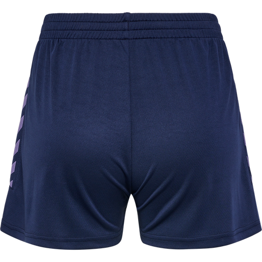 hmlSTALTIC POLY SHORTS WOMAN, MARINE/PAISLEY PURPLE, packshot