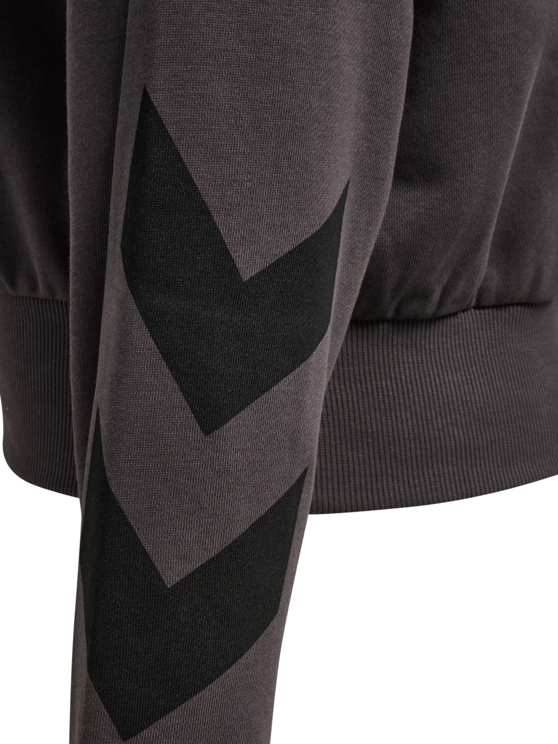 hmlI-D ZIP POLO SWEATSHIRT, SHALE, packshot