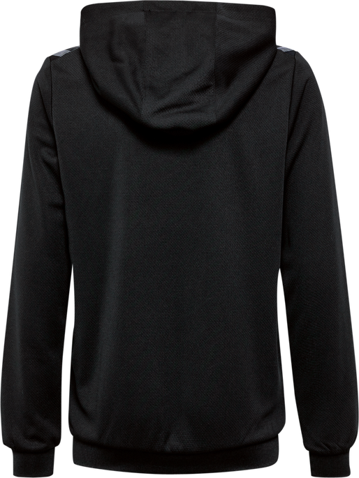 hmlAUTHENTIC PL HOODIE KIDS, BLACK hmlAUTHENTIC PL HOODIE KIDS, BLACK, packshot
