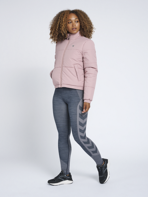 hummel SUKI PUFF JACKET WOODROSE hummel