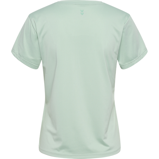 hmlMT AURA MESH T-SHIRT, SILT GREEN, packshot