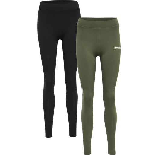 hmlLEGACY 2-PACK HIGH WAIST TIGHTS, 2108, packshot