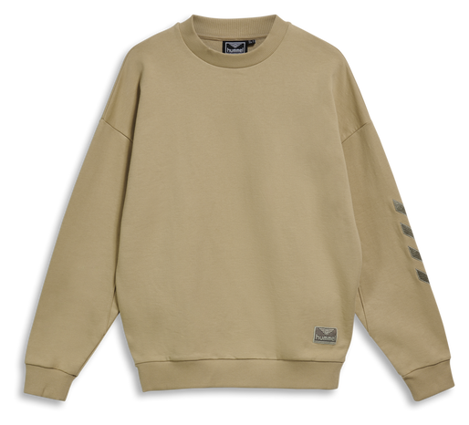 hmlURBAN SWEATSHIRT, PALE KHAKI, packshot