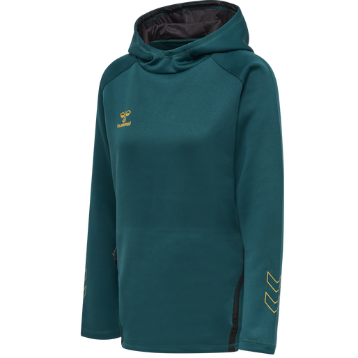 hmlCIMA XK HOODIE WOMAN, BLUE CORAL, packshot