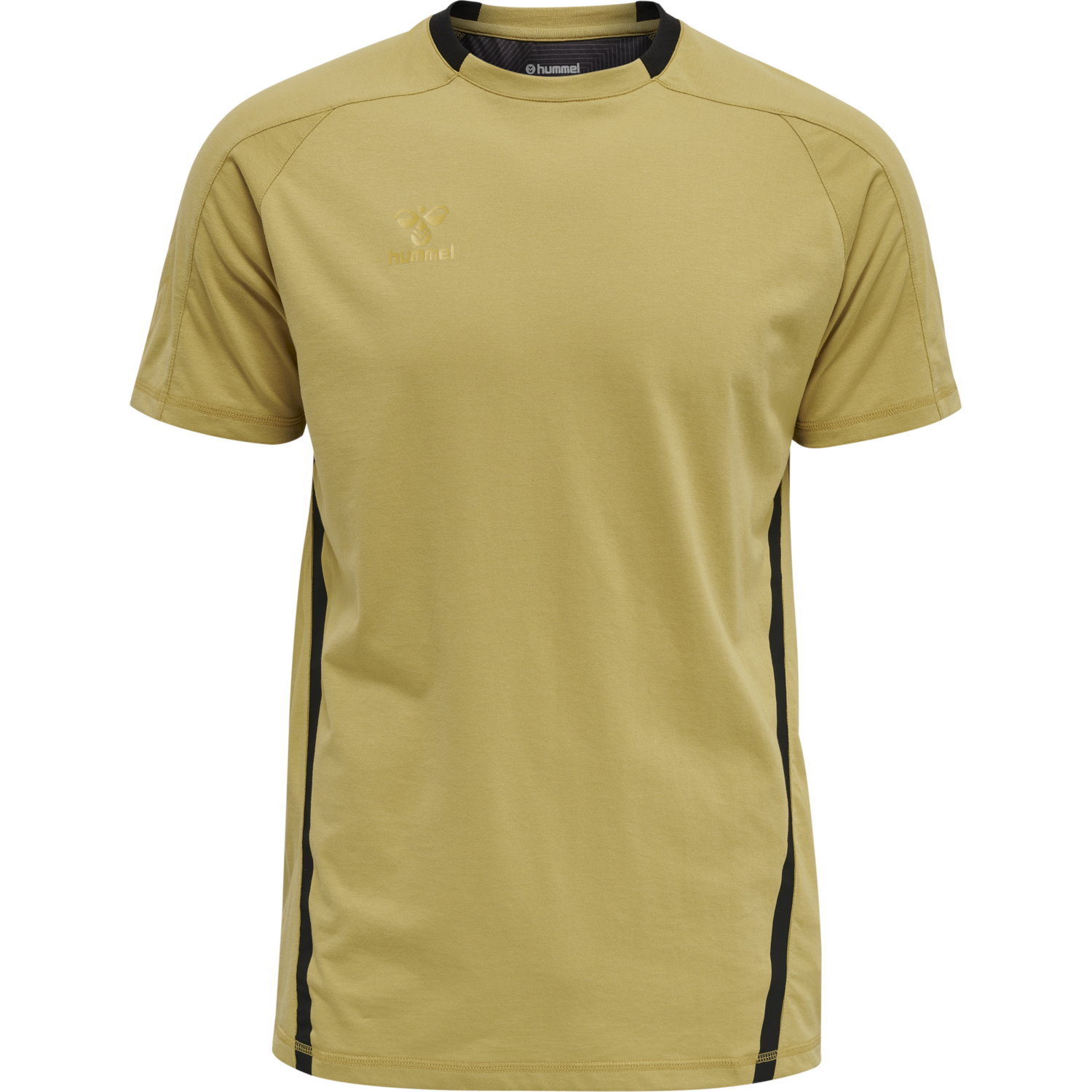 hmlCIMA XK T-SHIRT S/S, ANTIQUE GOLD, packshot