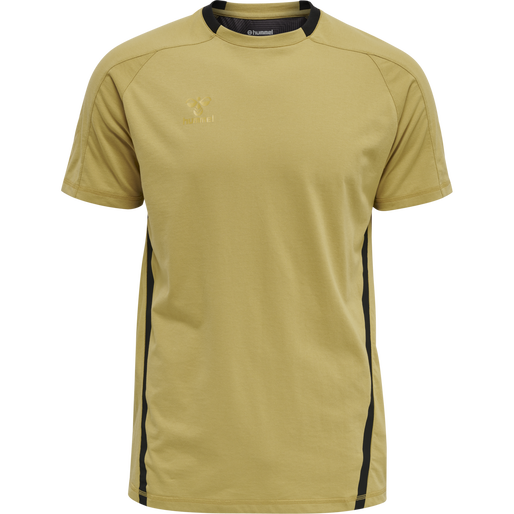 hmlCIMA XK T-SHIRT S/S, ANTIQUE GOLD hmlCIMA XK T-SHIRT S/S, ANTIQUE GOLD, packshot