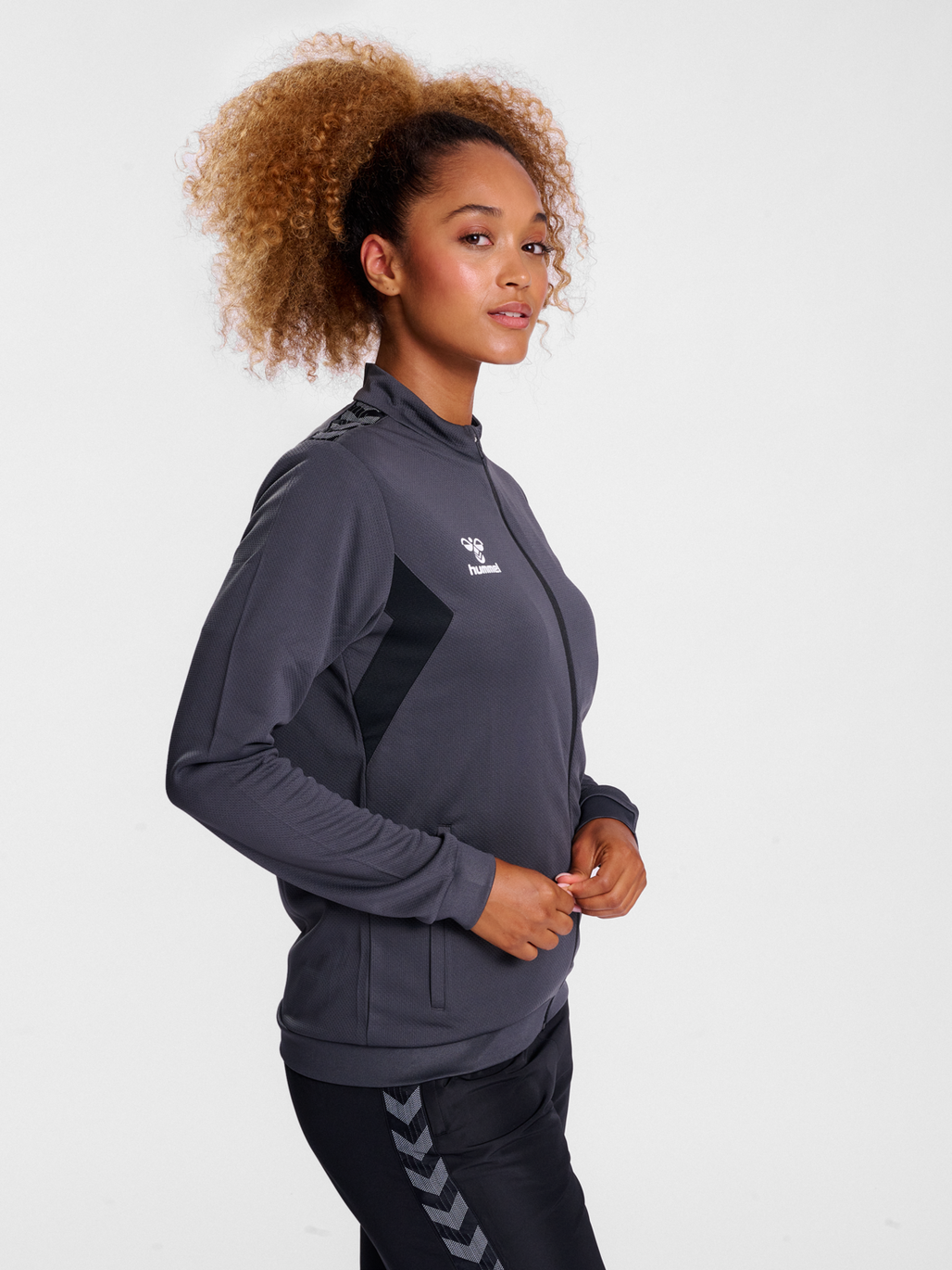 Hummel zip jacket dame new arrivals