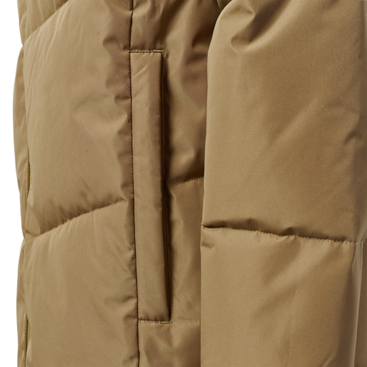 hmlLGC MIA LONG PUFF COAT, TIGERS EYE hmlLGC MIA LONG PUFF COAT, TIGERS EYE, packshot