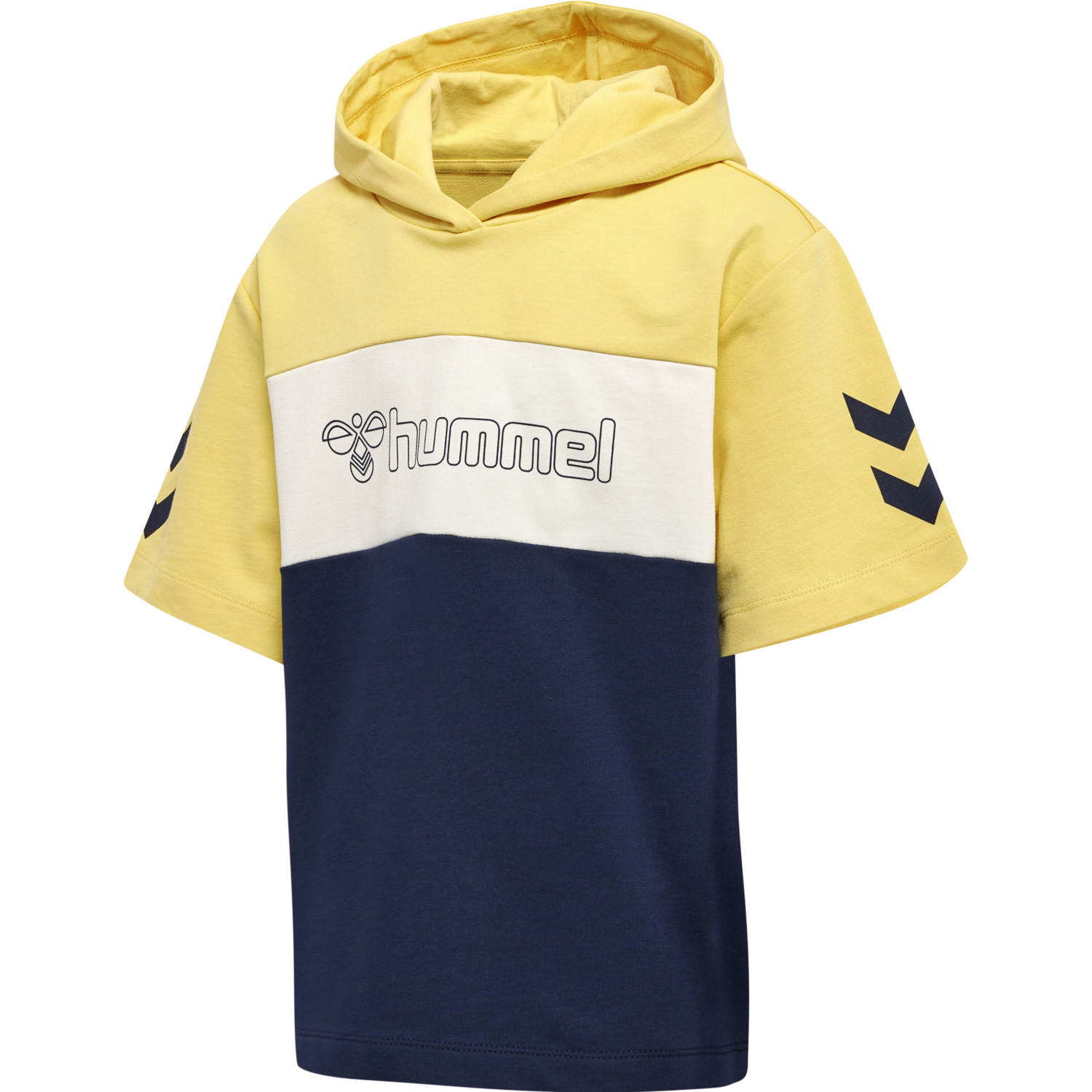 hmlCLOUD HOODIE S/S, BLACK IRIS, packshot