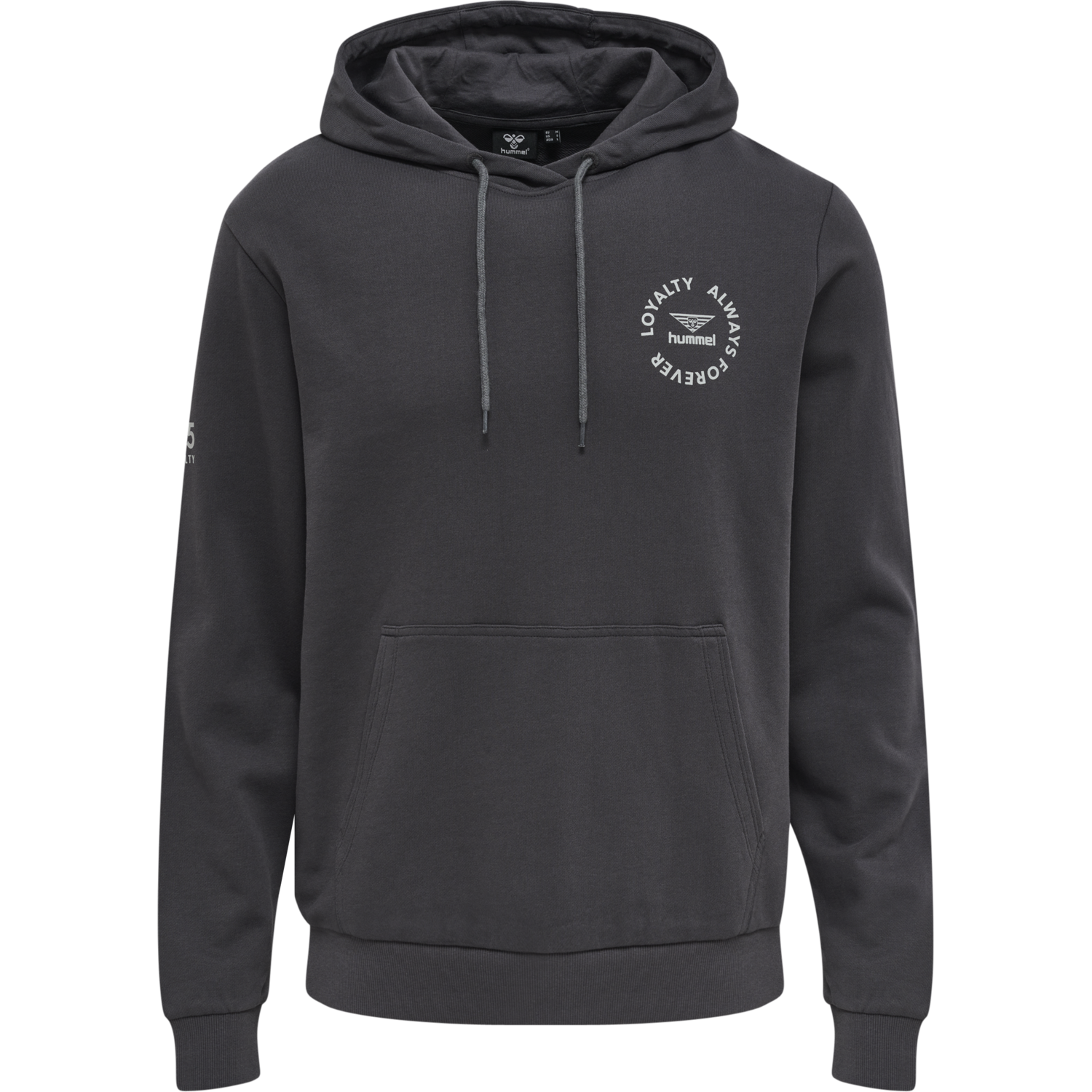 hmlLGC LOYALTY HOODIE, BLACKENED PEARL, packshot