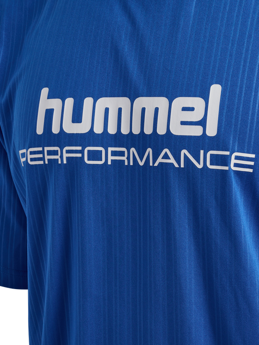 hmlFAST LOOSE JERSEY S/S, OLYMPIAN BLUE, packshot