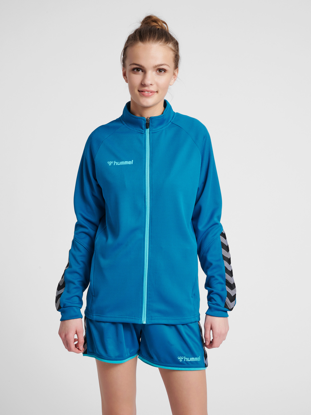hummel AUTHENTIC WOMEN POLY ZIP JACKET CELESTIAL hummel