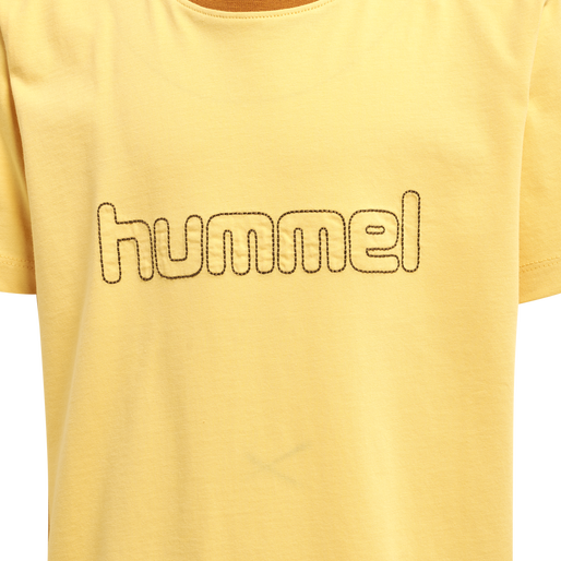 hmlCLOUD T-SHIRT S/S, CORNSILK, packshot