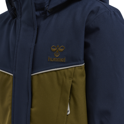 hmlCONRAD TEX JACKET, BLACK IRIS, packshot