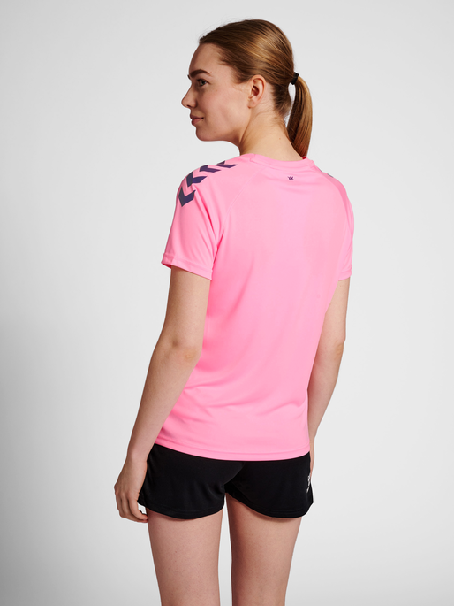 hummel CORE XK CORE POLY T-SHIRT S/S WOMAN COTTON CANDY | hummel.net