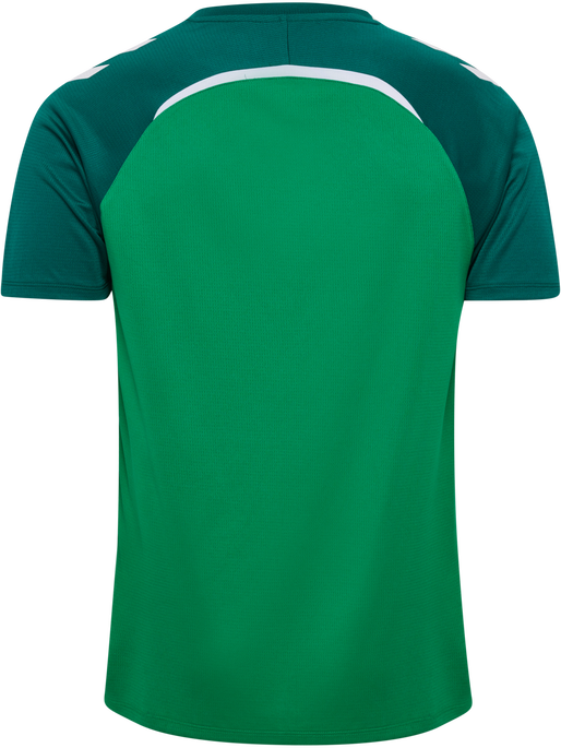 hmlLEAD 2.0 JERSEY S/S, JELLY BEAN/EVERGREEN, packshot