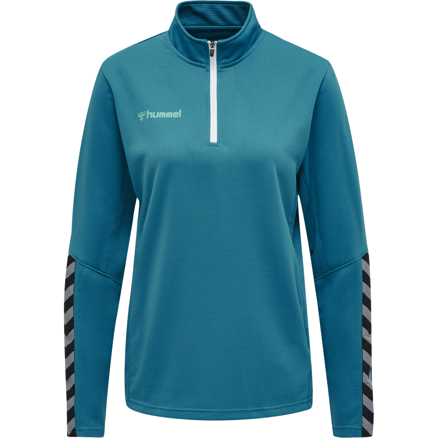 hmlAUTHENTIC HALF ZIP SWEATSHIRT WO, CELESTIAL, packshot