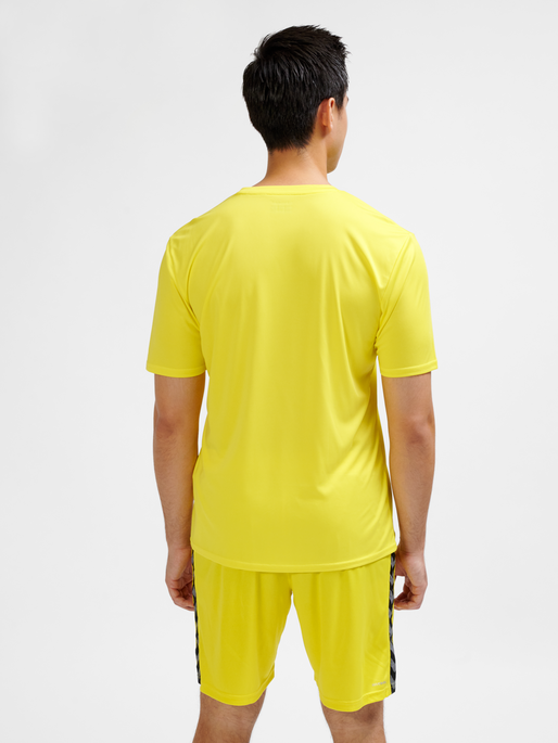 hummel ESSENTIAL JERSEY S/S - BLAZING YELLOW | hummel.net