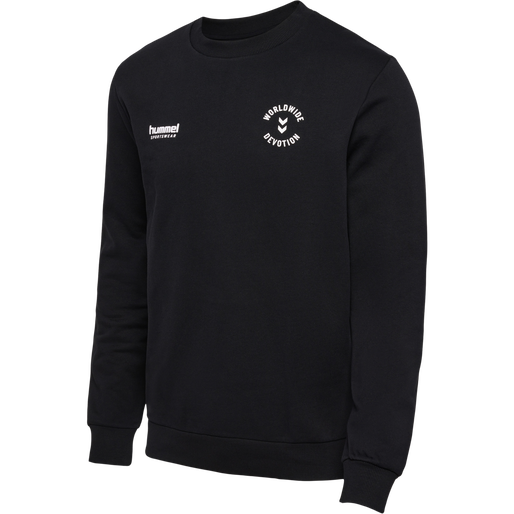 hmlLGC DEVOTION SWEATSHIRT, BLACK, packshot