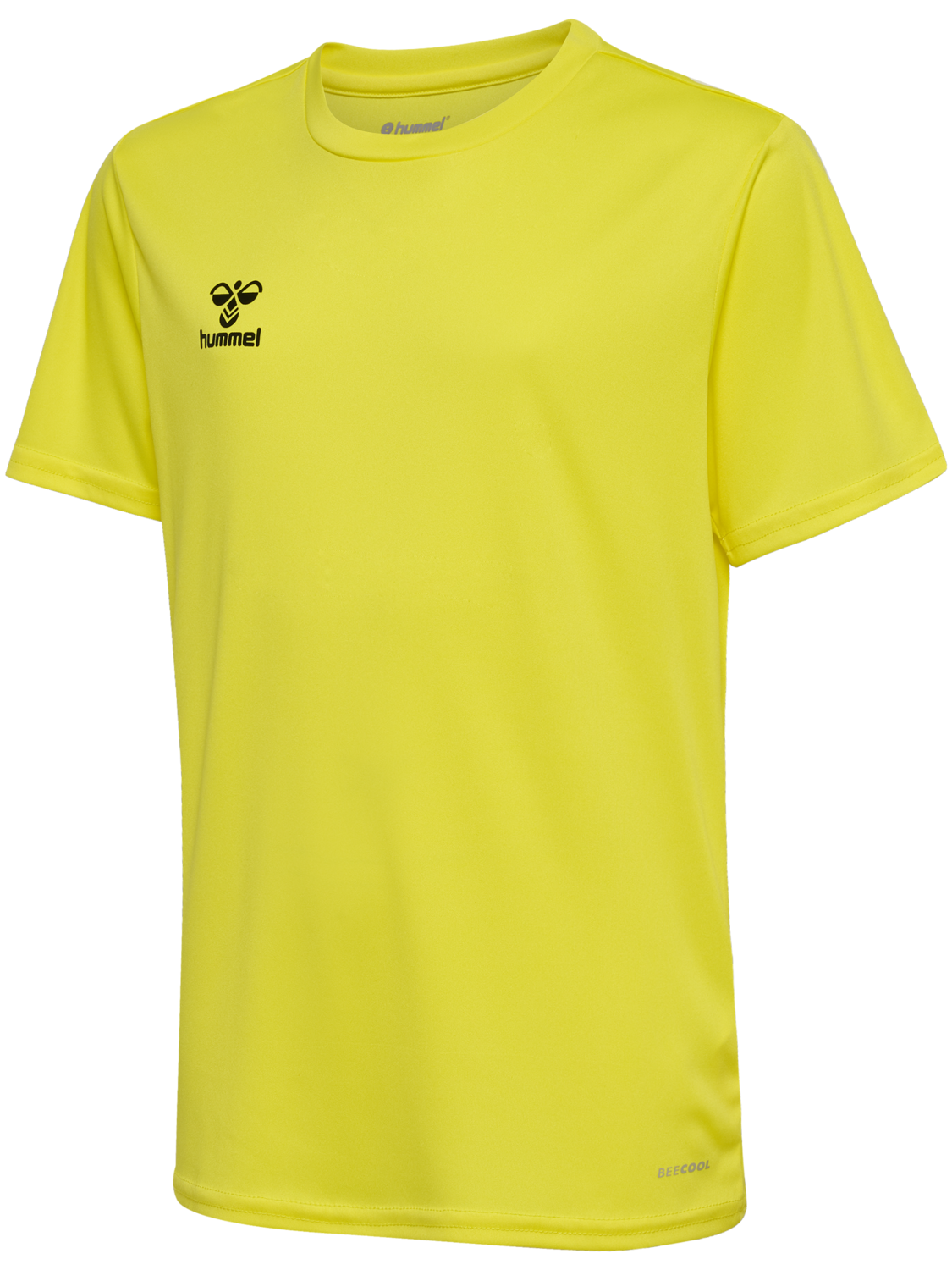 hmlESSENTIAL JERSEY S/S KIDS, BLAZING YELLOW, packshot