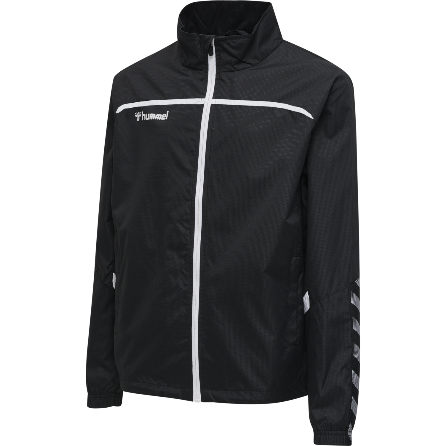 Details about   Hummel Mens Sport Training Running Workout Full Zip Jacket Tracksuit Top Black 