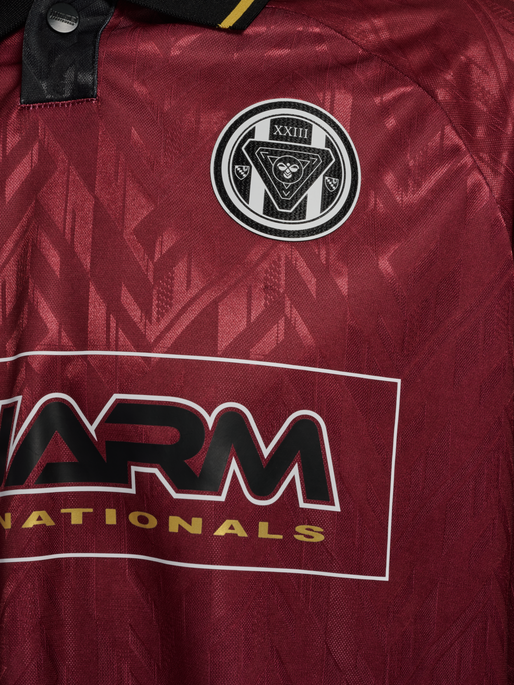 hmlLOOSE BAY SOCCER JERSEY L/S, SYRAH, packshot