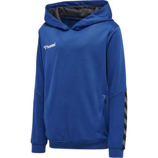 hmlAUTHENTIC KIDS POLY HOODIE, TRUE BLUE, packshot