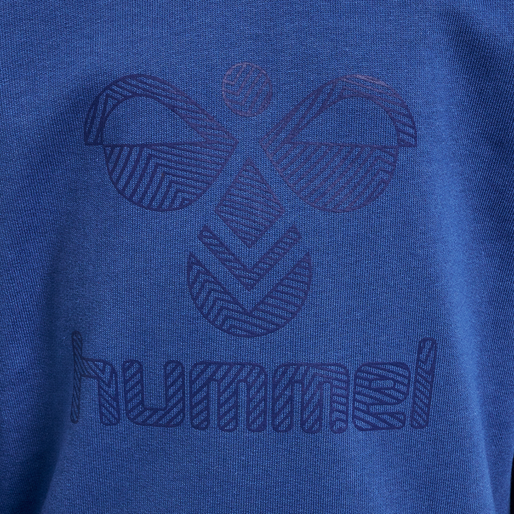 hmlFASTWO LIME SWEATSHIRT, TRUE NAVY, packshot