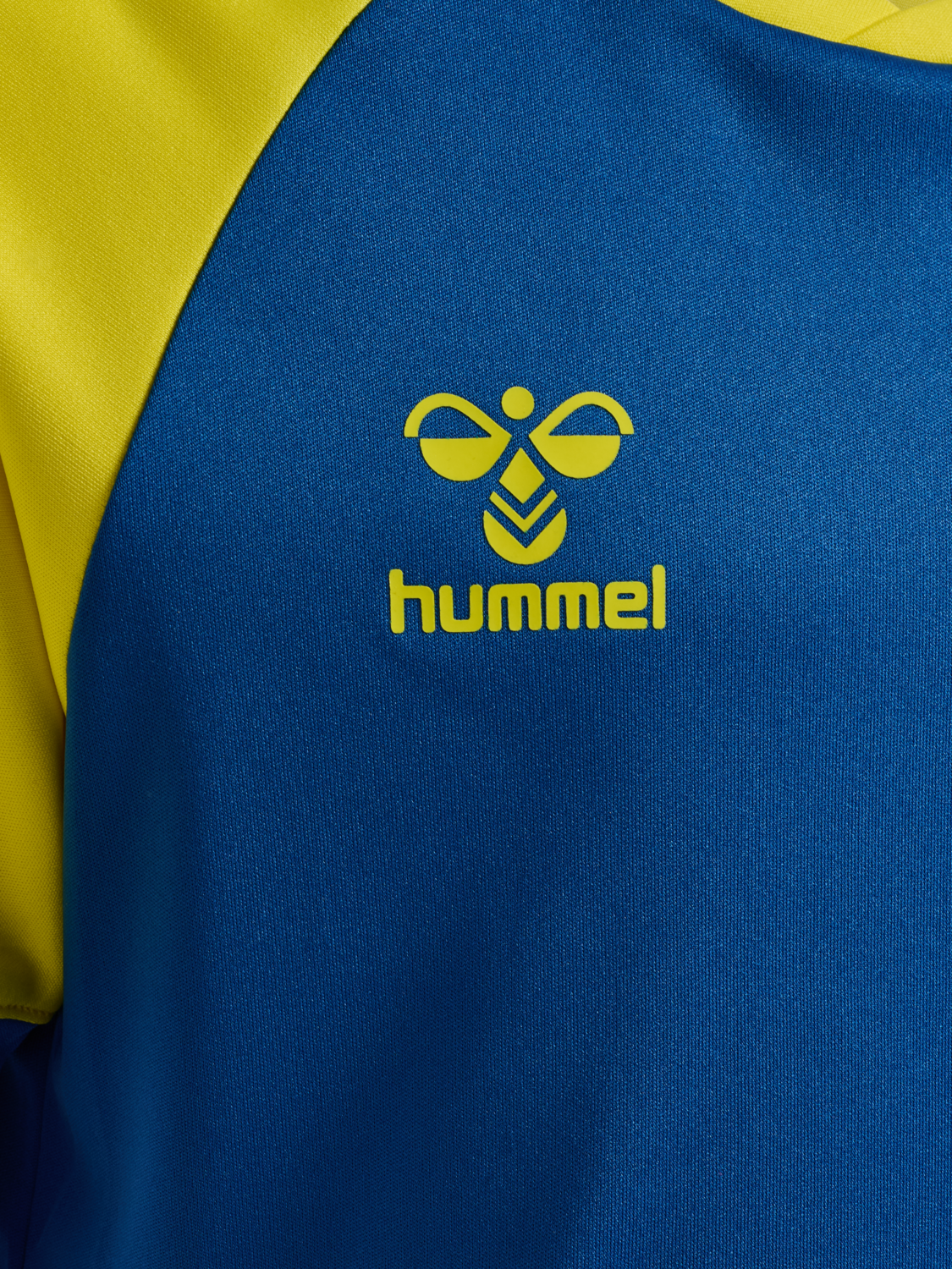 hmlMATCH LEAGUE JERSEY S/S KIDS, TRUE BLUE/BLAZING YELLOW, packshot