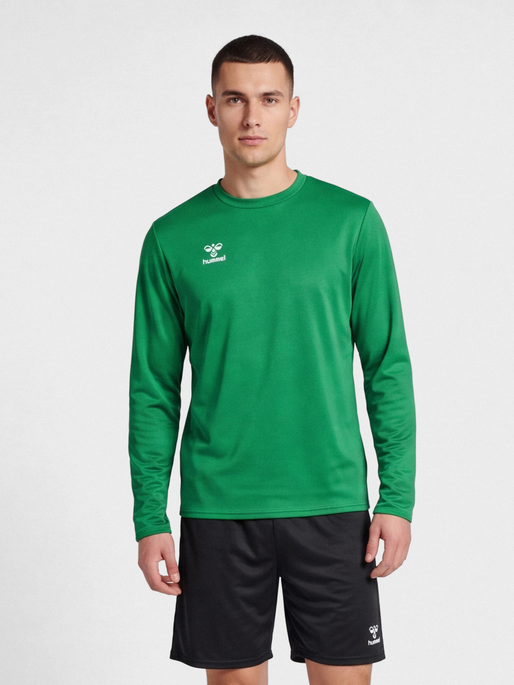 hmlESSENTIAL SWEATSHIRT, JELLY BEAN, model