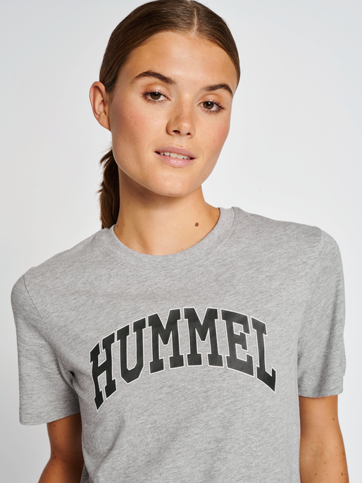 hummel IC GILL LOOSE T-SHIRT - GREY MELANGE