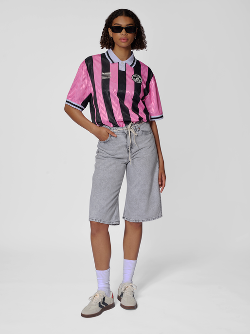 hmlOVERSIZED JERSEY S/S PEANUTS, SACHET PINK, model