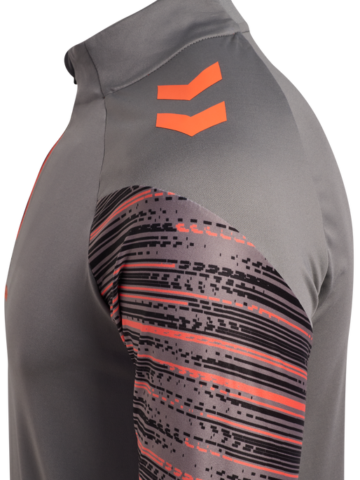 hmlBLAZE PRO TRAINING HALF ZIP, STEEL GRAY hmlBLAZE PRO TRAINING HALF ZIP, STEEL GRAY, packshot