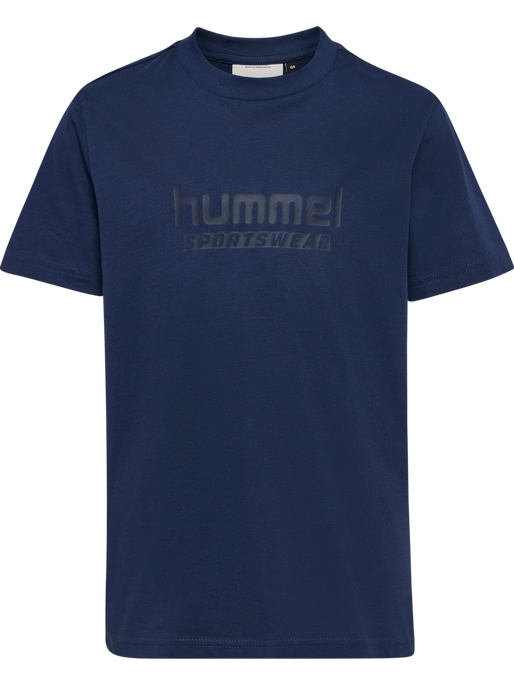 hmlJR BASE T-SHIRT S/S, DRESS BLUES, packshot