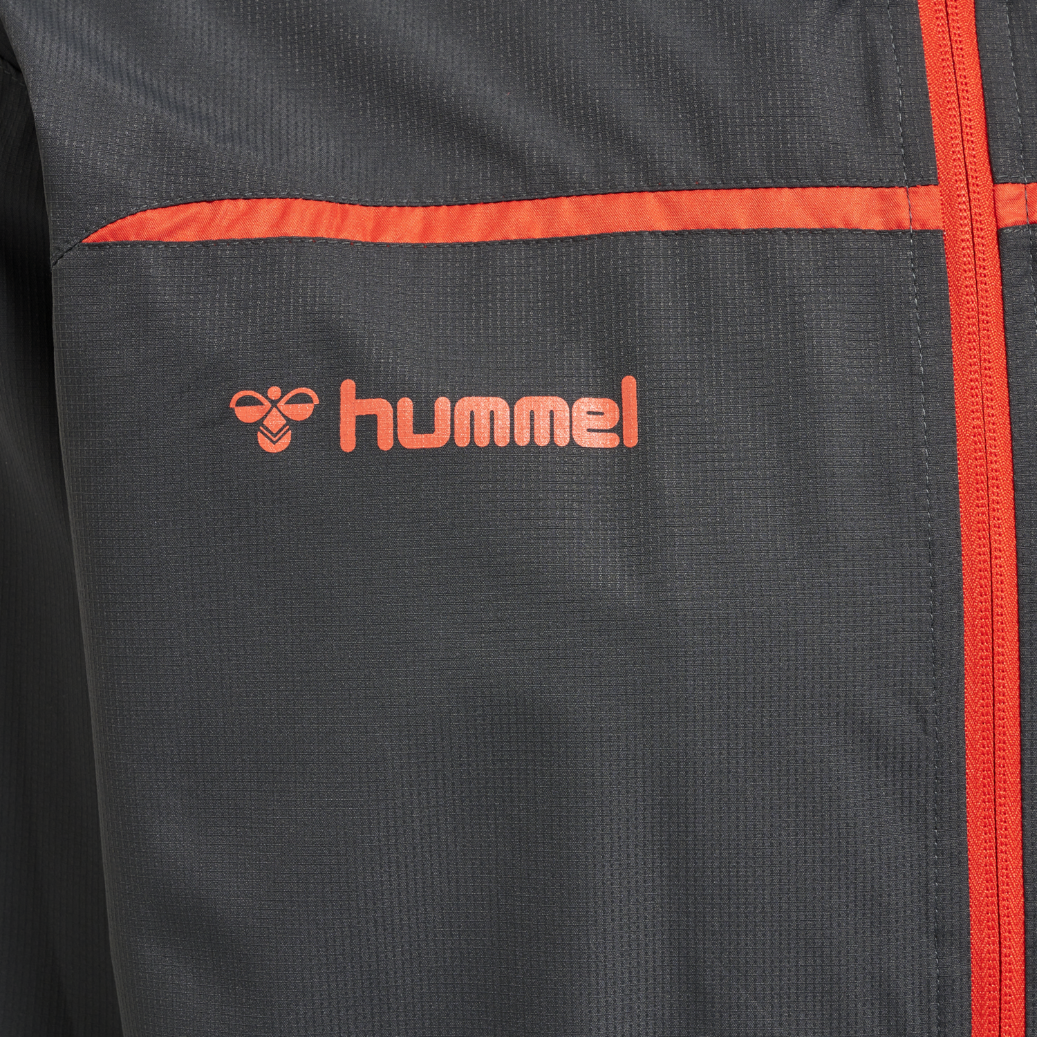 hmlAUTHENTIC TRAINING JACKET, ASPHALT, packshot