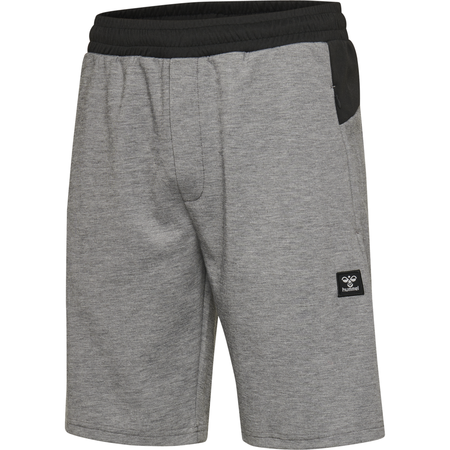 hmlTROPPER SHORTS, GREY MELANGE, packshot