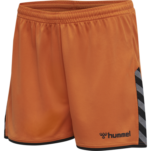 hmlAUTHENTIC POLY SHORTS WOMAN, TANGERINE, packshot